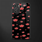 akatsuki naruto anime glass case for redmi note 10 image