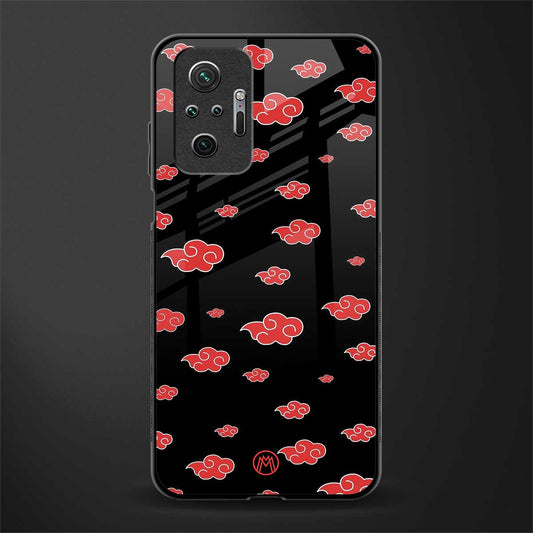 akatsuki naruto anime glass case for redmi note 10 pro image