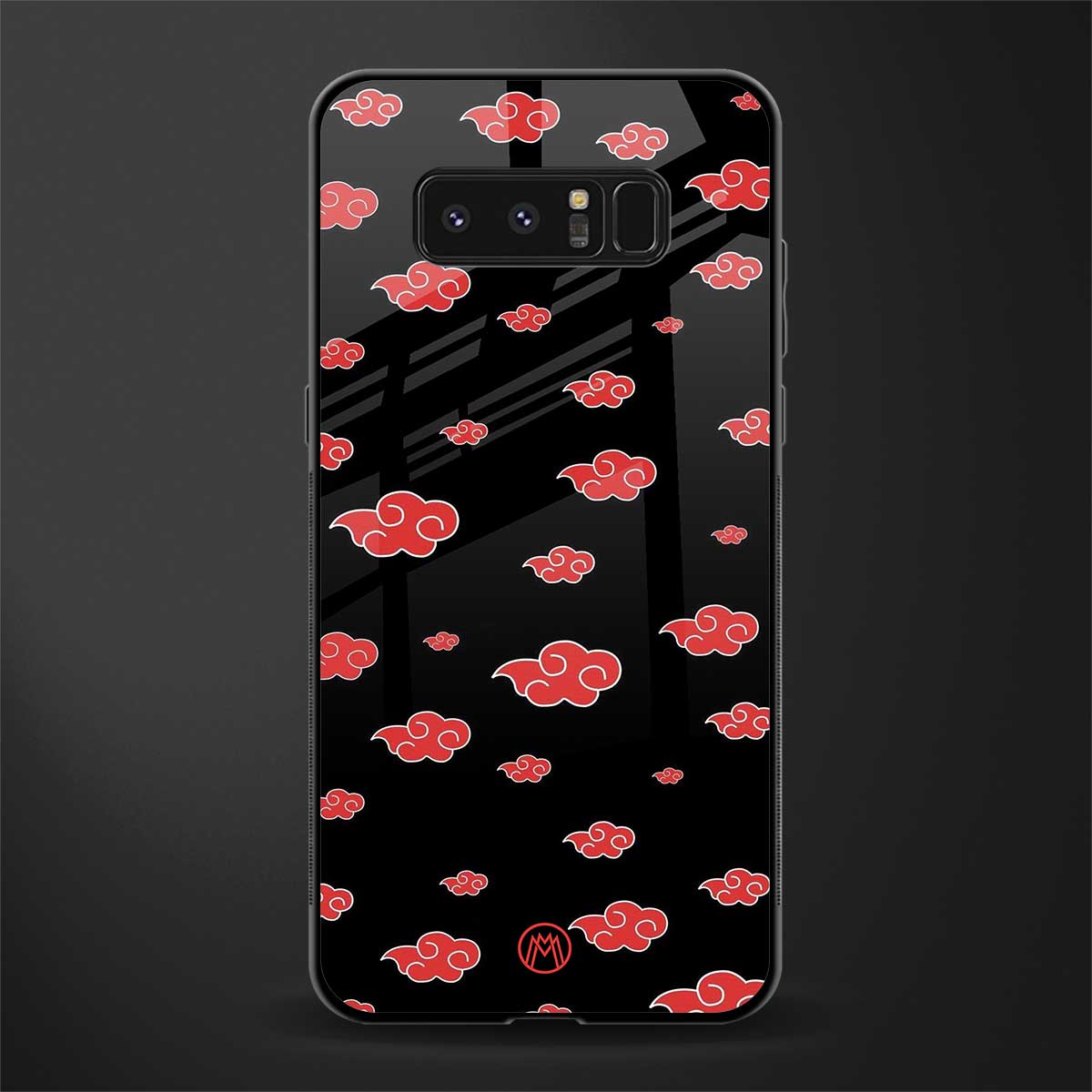 akatsuki naruto anime glass case for samsung galaxy note 8 image