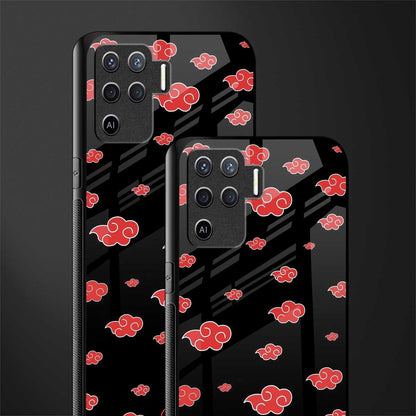 akatsuki naruto anime glass case for oppo f19 pro image-2