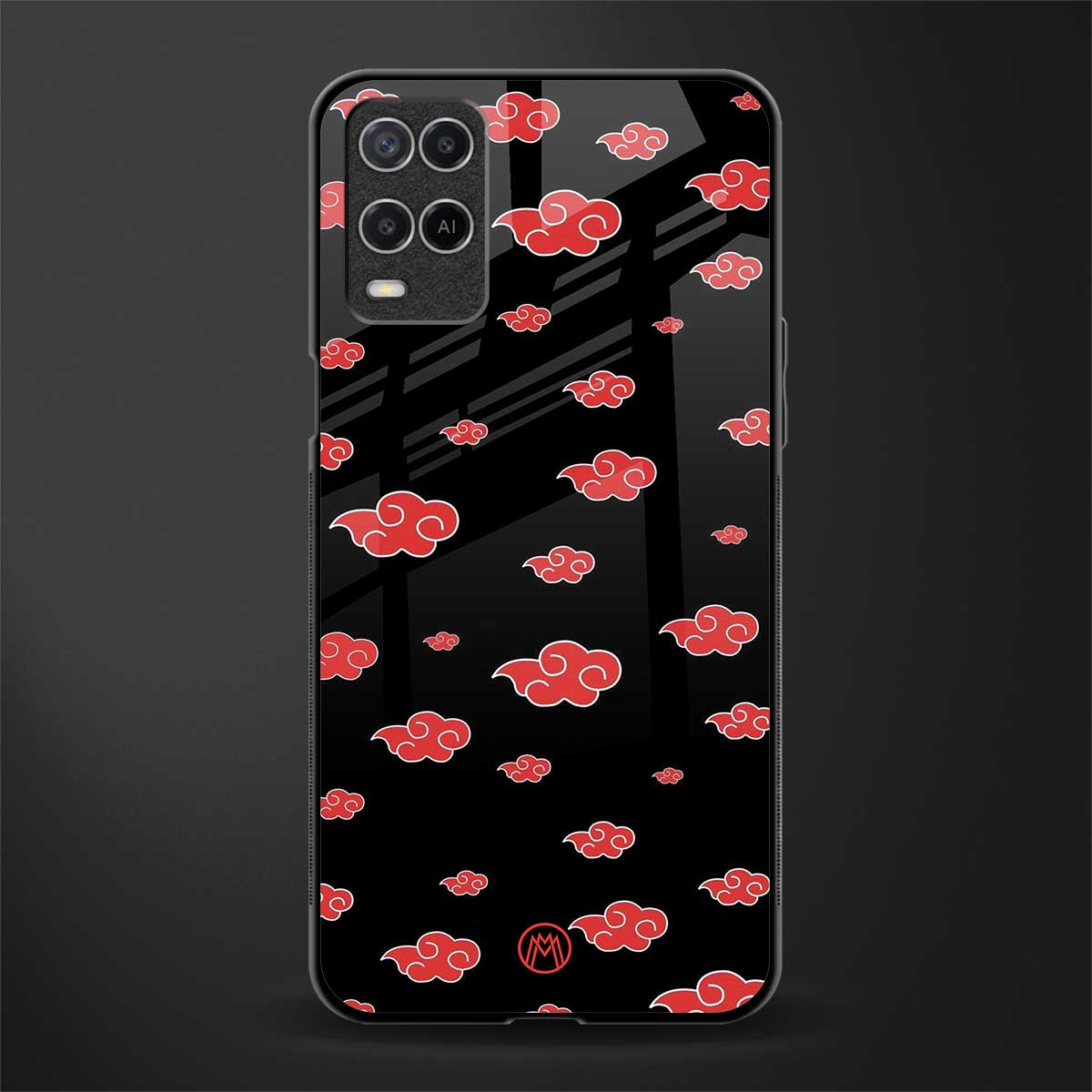 akatsuki naruto anime glass case for oppo a54 image