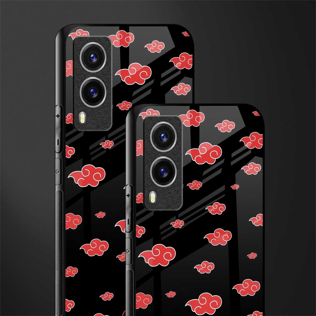 akatsuki naruto anime glass case for vivo v21e 5g image-2