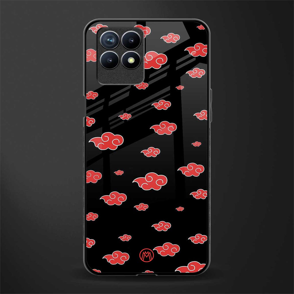 akatsuki naruto anime glass case for realme 8i image