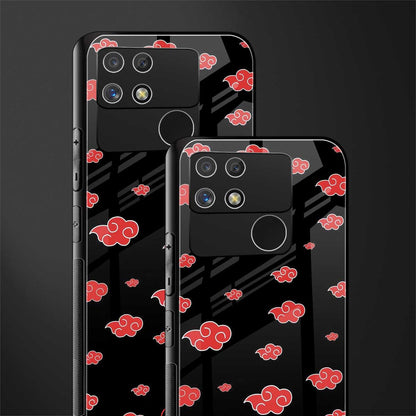 akatsuki naruto anime back phone cover | glass case for realme narzo 50a