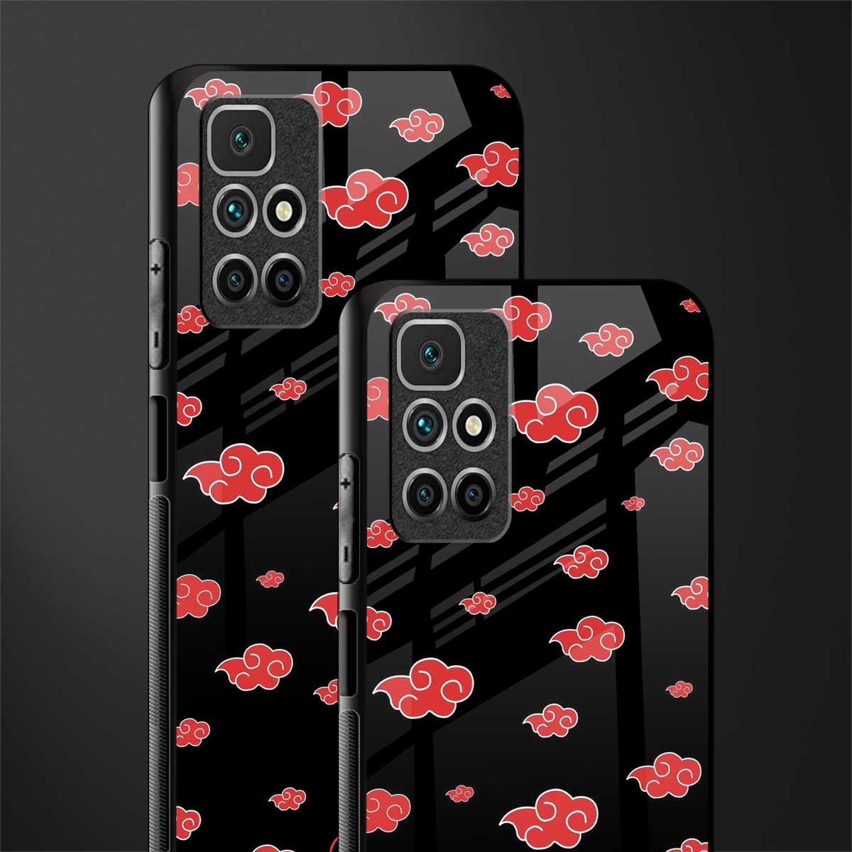 akatsuki naruto anime glass case for redmi 10 prime image-2