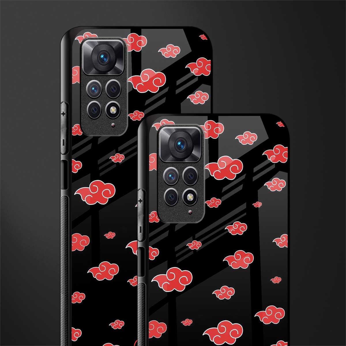 akatsuki naruto anime back phone cover | glass case for redmi note 11 pro plus 4g/5g