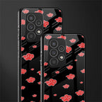 akatsuki naruto anime back phone cover | glass case for samsung galaxy a73 5g