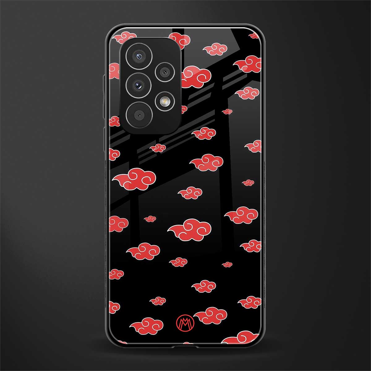 akatsuki naruto anime back phone cover | glass case for samsung galaxy a73 5g