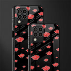 akatsuki naruto anime back phone cover | glass case for samsung galaxy m33 5g