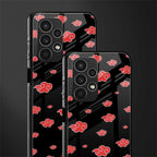 akatsuki naruto anime back phone cover | glass case for samsung galaxy a13 4g