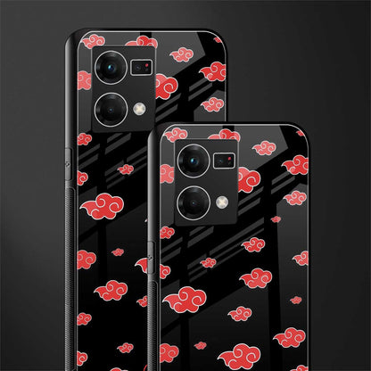 akatsuki naruto anime back phone cover | glass case for oppo f21 pro 4g