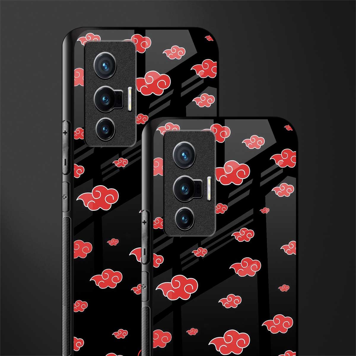 akatsuki naruto anime glass case for vivo x70 image-2