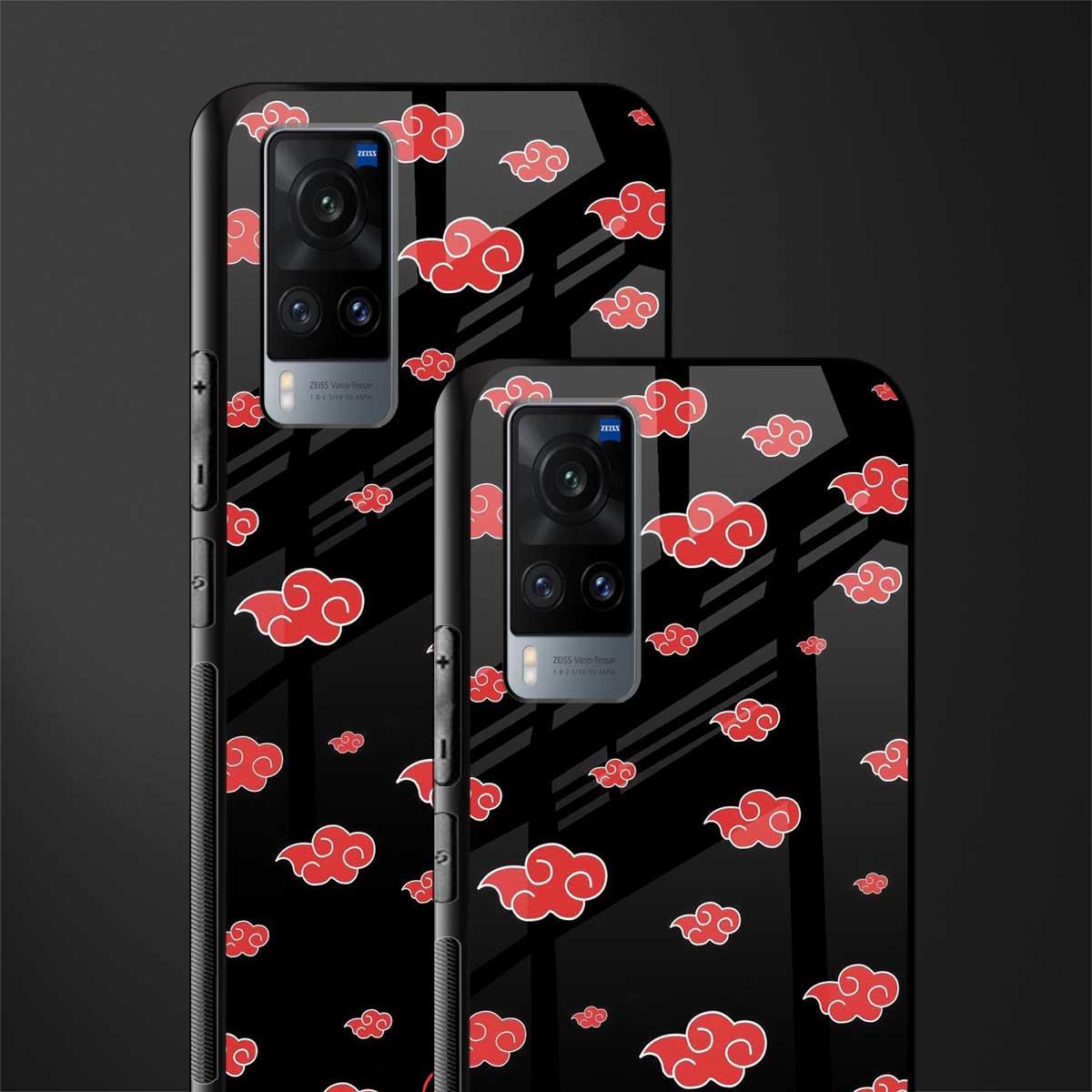 akatsuki naruto anime glass case for vivo x60 image-2
