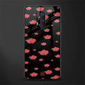 akatsuki naruto anime glass case for oneplus 8 pro image