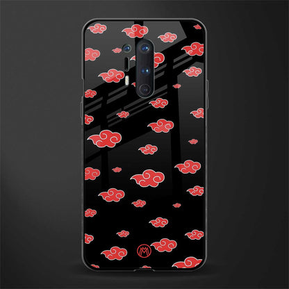 akatsuki naruto anime glass case for oneplus 8 pro image