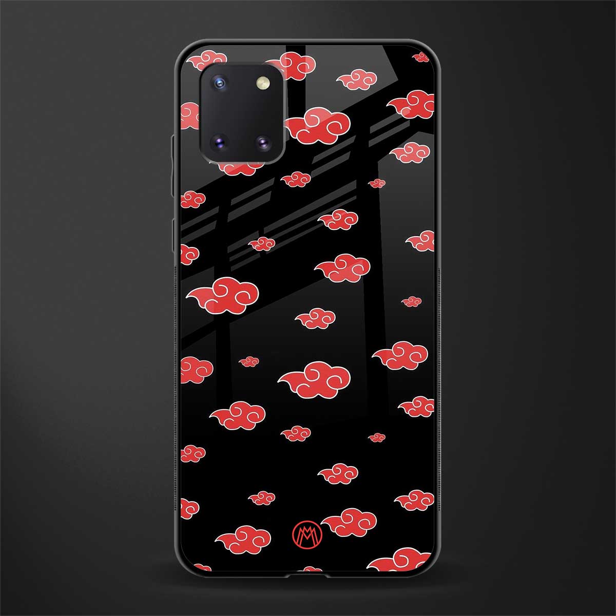 akatsuki naruto anime glass case for samsung a81 image