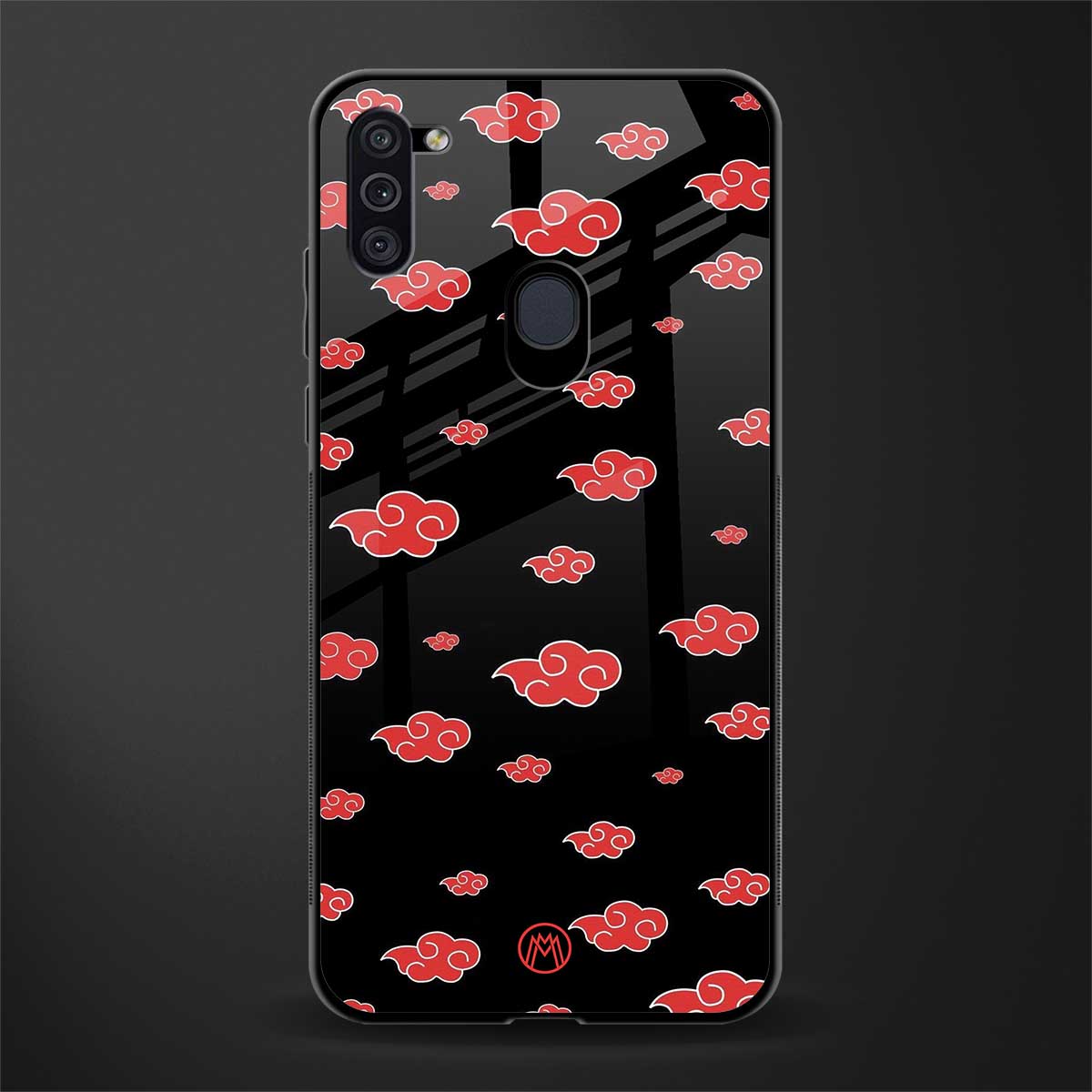 akatsuki naruto anime glass case for samsung galaxy m11 image