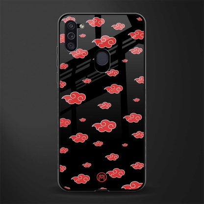 akatsuki naruto anime glass case for samsung galaxy m11 image
