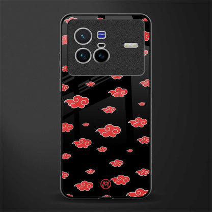 akatsuki naruto anime glass case for vivo x80 image