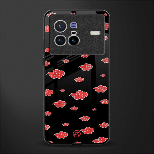 akatsuki naruto anime glass case for vivo x80 image