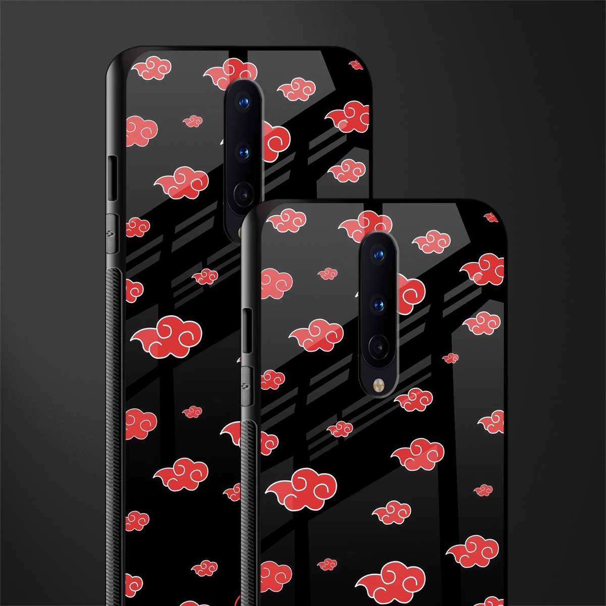 akatsuki naruto anime glass case for oneplus 8 image-2