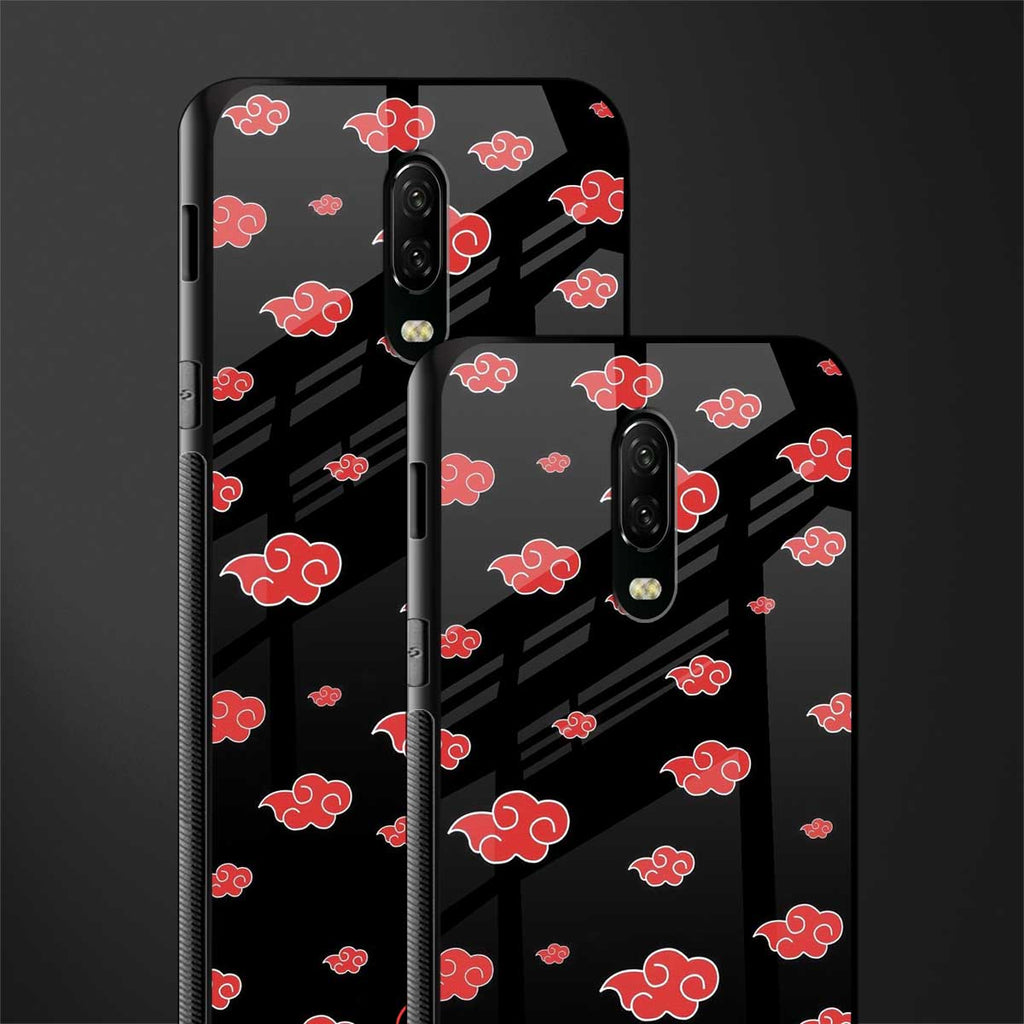 akatsuki naruto anime glass case for oneplus 6t image-2