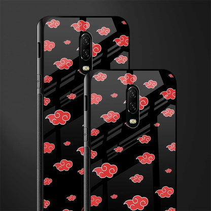 akatsuki naruto anime glass case for oneplus 6t image-2