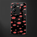 akatsuki naruto anime back phone cover | glass case for vivo v25 pro 5g