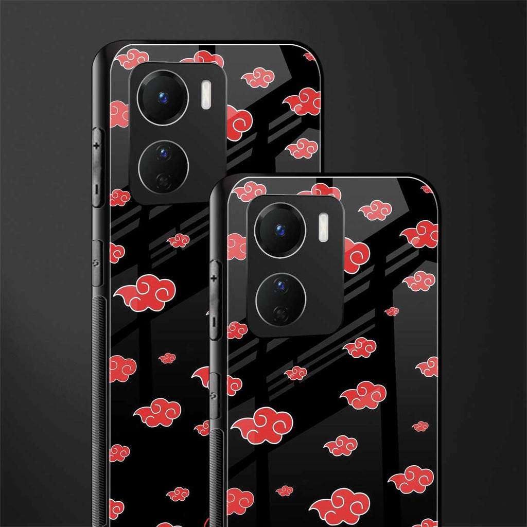 akatsuki naruto anime back phone cover | glass case for vivo y16