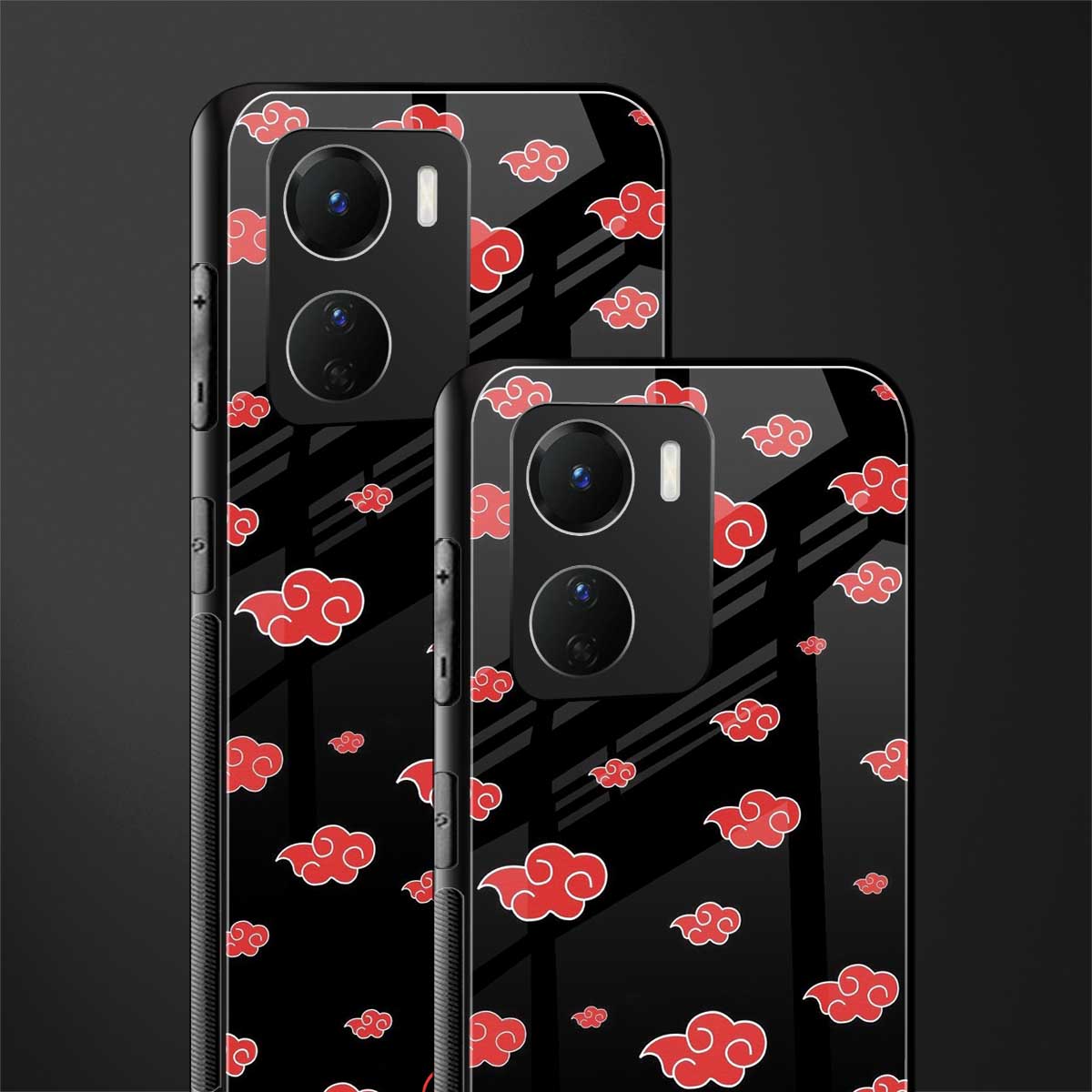 akatsuki naruto anime back phone cover | glass case for vivo y16