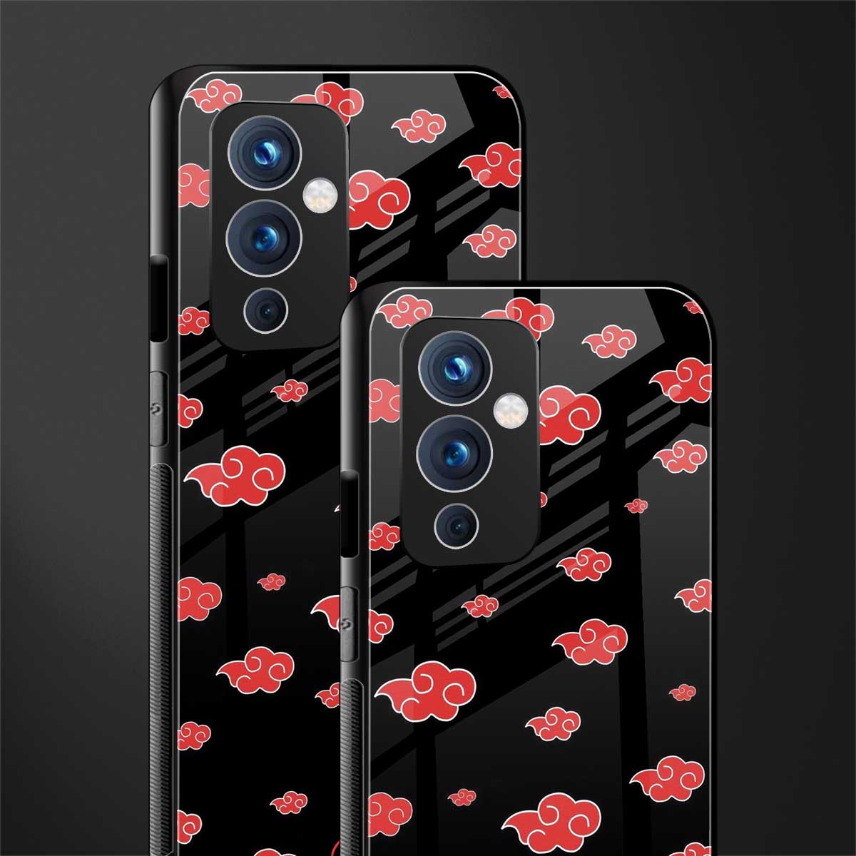 akatsuki naruto anime back phone cover | glass case for oneplus 9