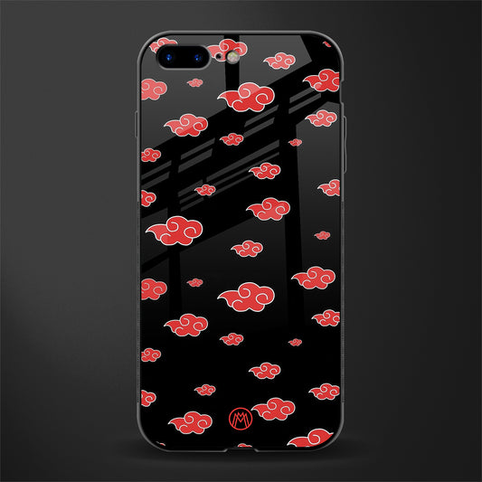 akatsuki naruto anime glass case for iphone 8 plus image