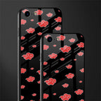 akatsuki naruto anime glass case for iphone 8 image-2