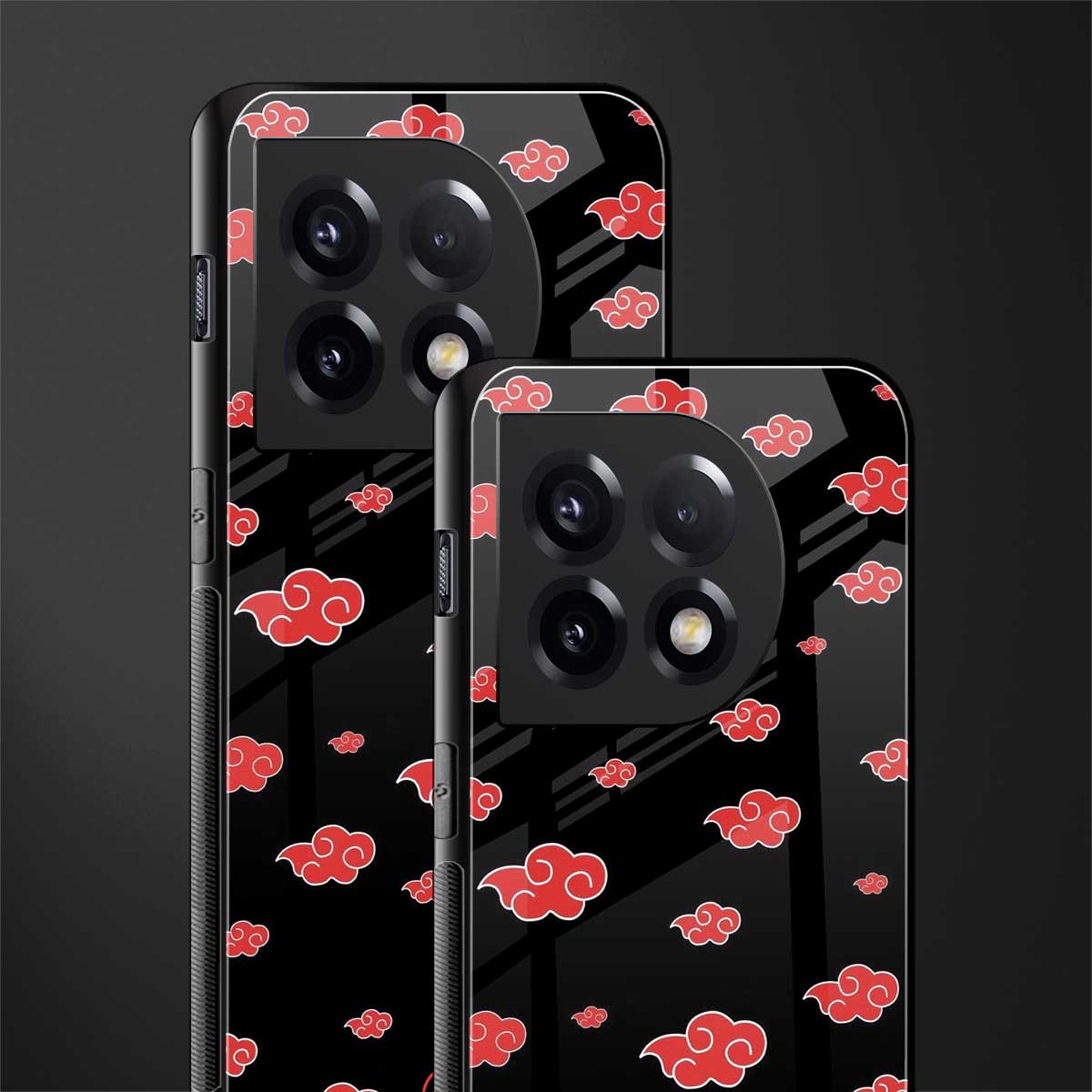 akatsuki naruto anime back phone cover | glass case for oneplus 11