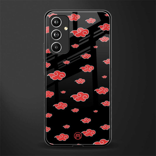 akatsuki naruto anime back phone cover | glass case for samsung galaxy a54 5g
