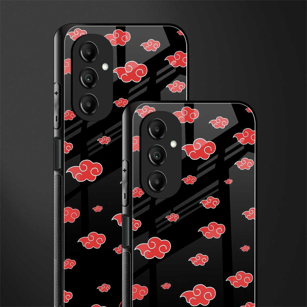 akatsuki naruto anime back phone cover | glass case for samsung galaxy a14 5g
