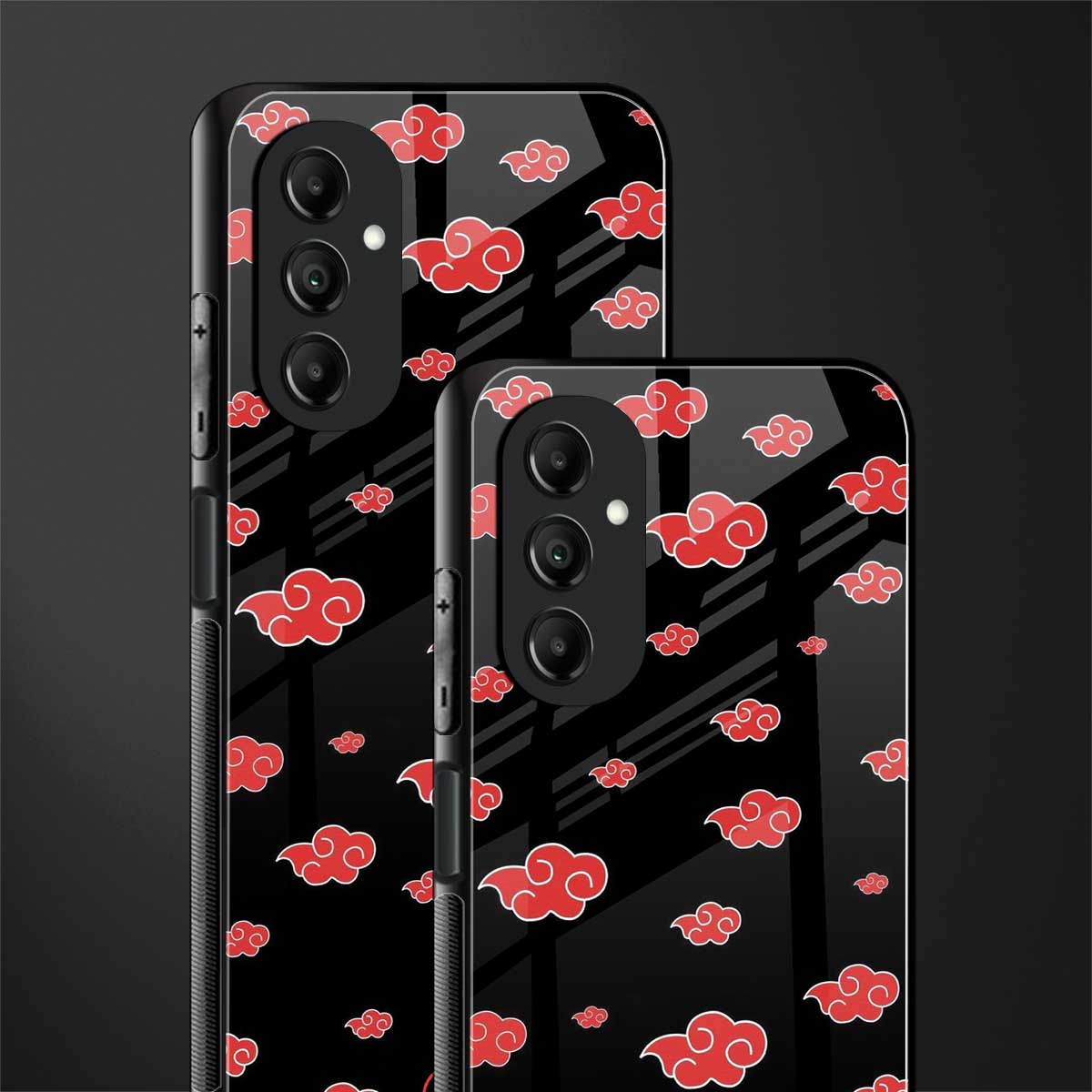 akatsuki naruto anime back phone cover | glass case for samsung galaxy a14 5g