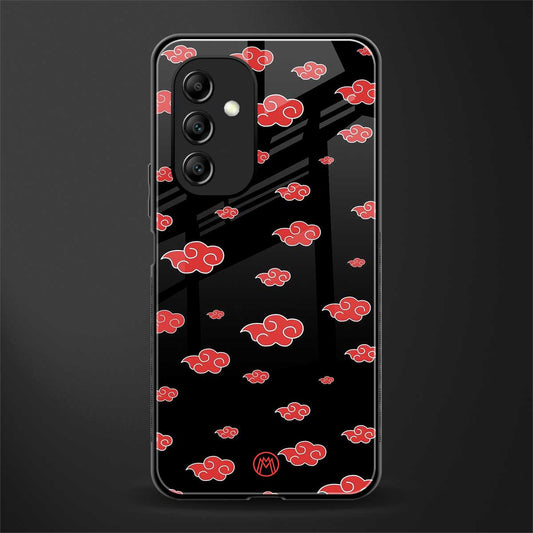 akatsuki naruto anime back phone cover | glass case for samsung galaxy a14 5g