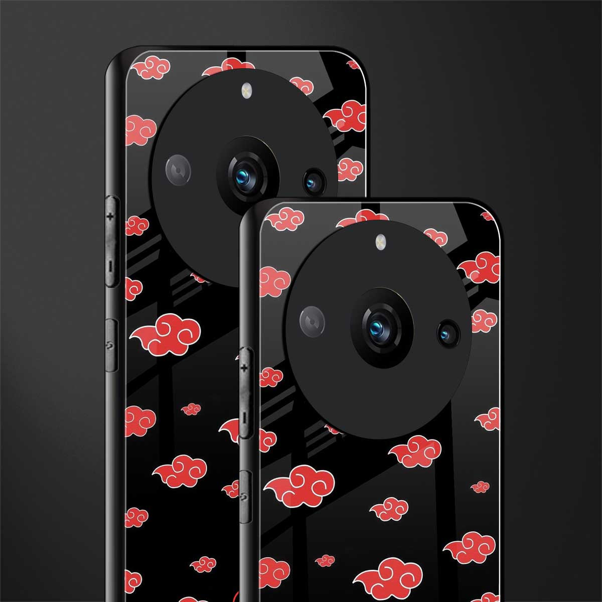 akatsuki naruto anime back phone cover | glass case for realme 11 pro 5g