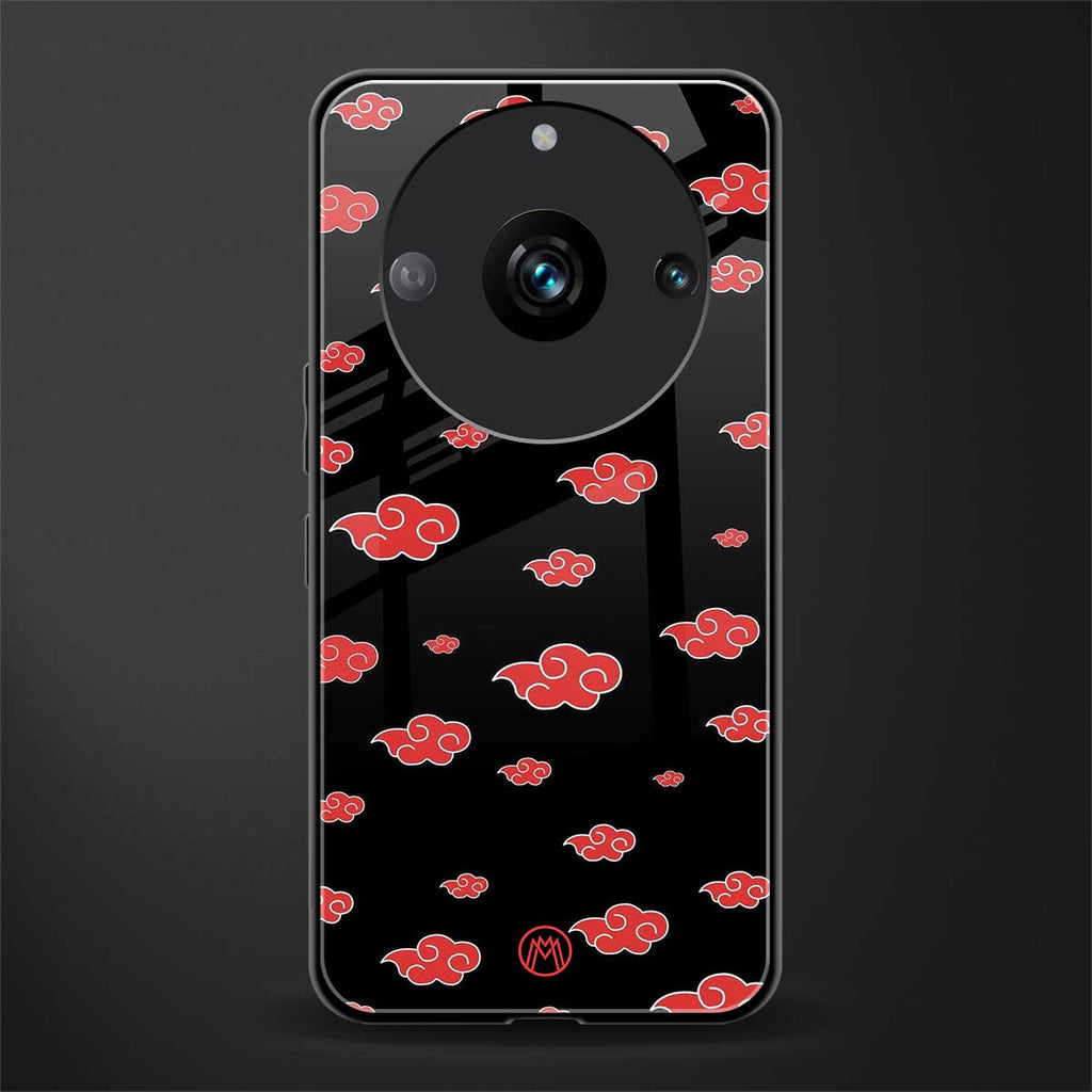 akatsuki naruto anime back phone cover | glass case for realme 11 pro 5g