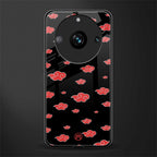 akatsuki naruto anime back phone cover | glass case for realme 11 pro 5g