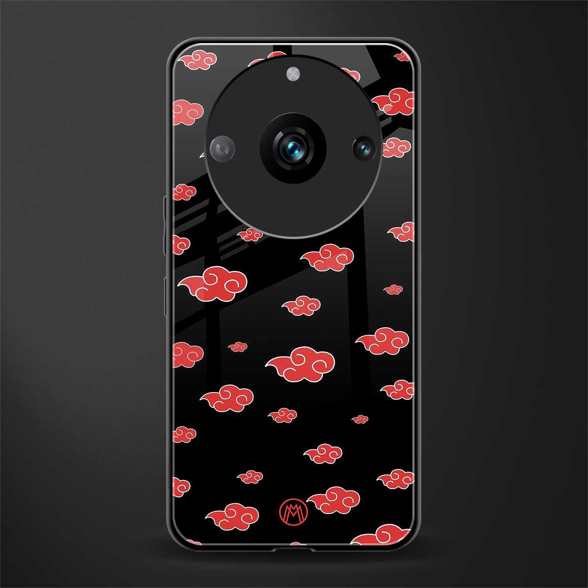 akatsuki naruto anime back phone cover | glass case for realme 11 pro 5g