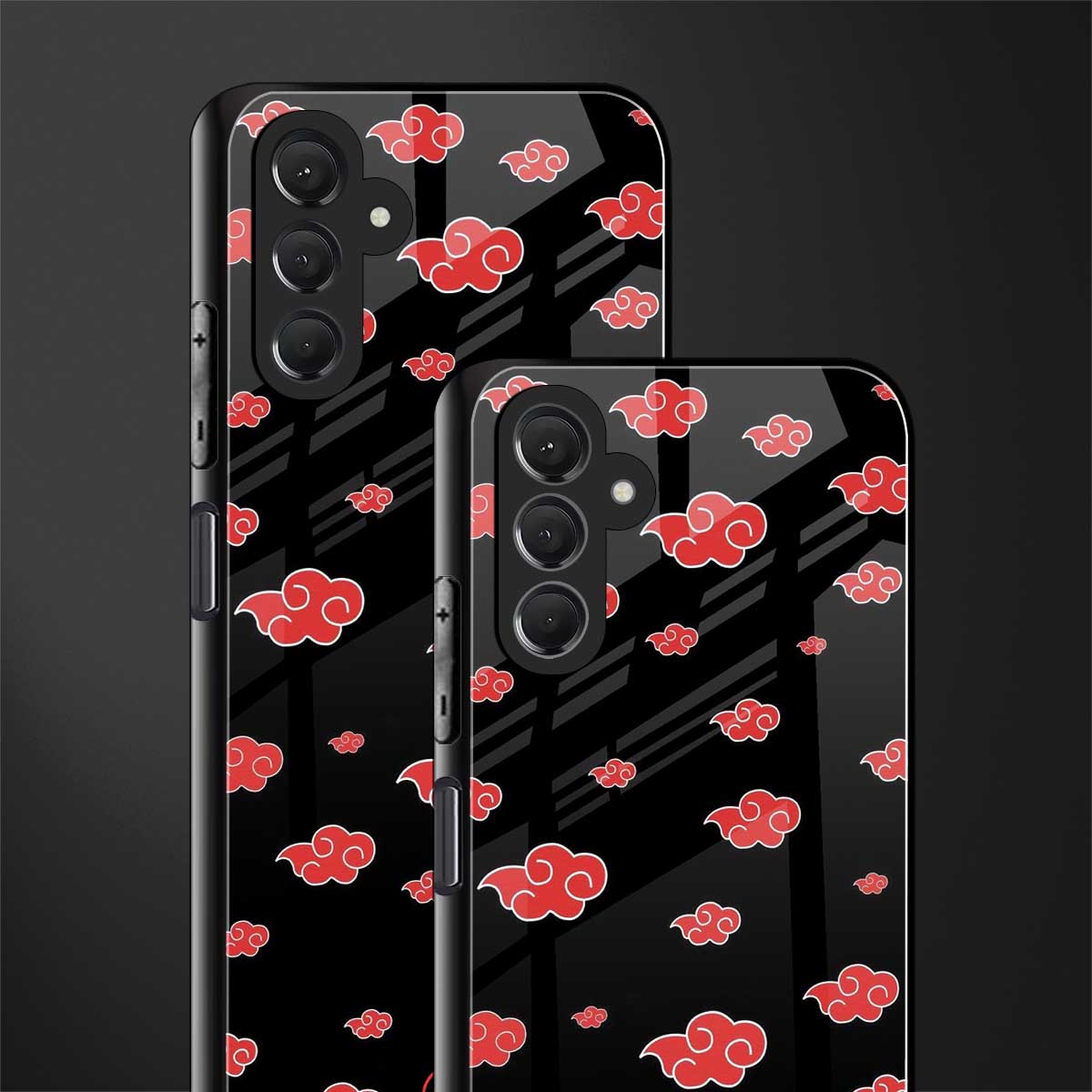 akatsuki naruto anime back phone cover | glass case for samsun galaxy a24 4g
