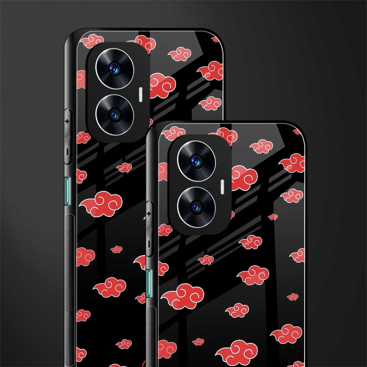 akatsuki naruto anime back phone cover | glass case for realme c55