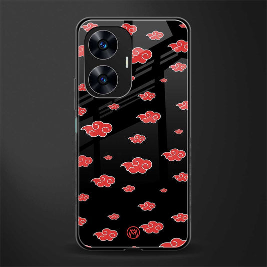 akatsuki naruto anime back phone cover | glass case for realme c55