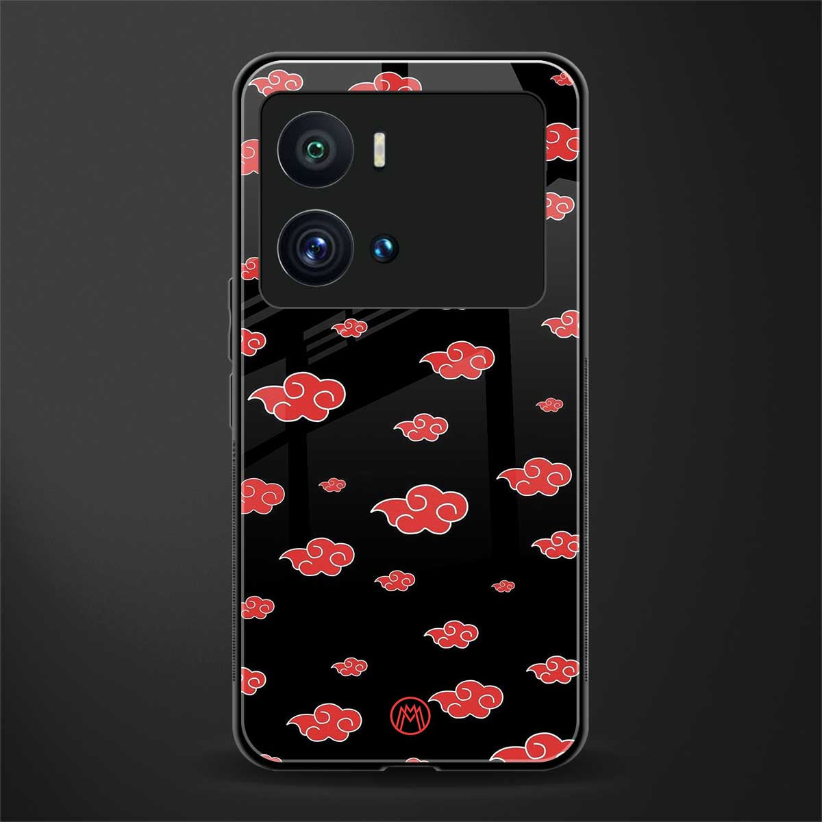 akatsuki naruto anime back phone cover | glass case for iQOO 9 Pro