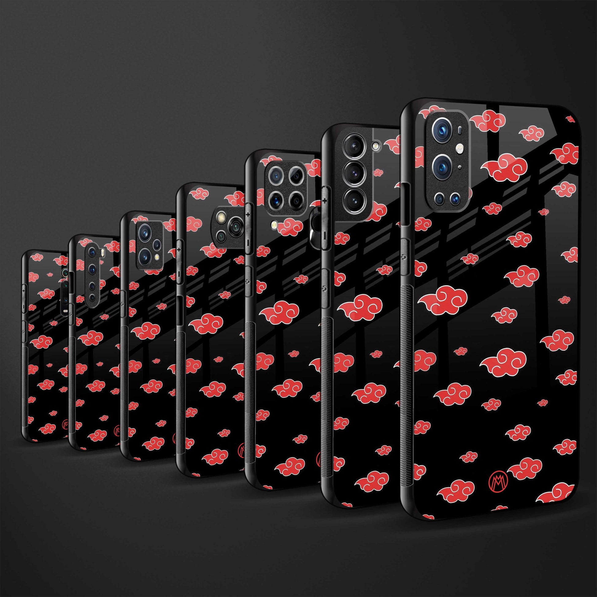 akatsuki naruto anime back phone cover | glass case for samsung galaxy a14 5g