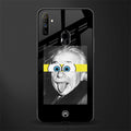 albert einstein spongebob squarepants glass case for realme narzo 10a image