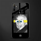 albert einstein spongebob squarepants glass case for realme narzo 10a image