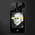 albert einstein spongebob squarepants glass case for vivo u20 image